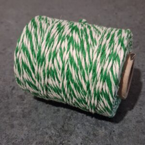 Шпагат ковбасний (біло-зелений)