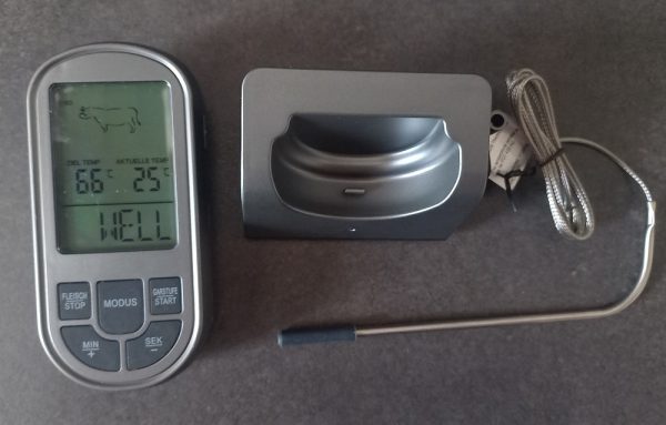 Бездротовий термометр для м'яса та копчення