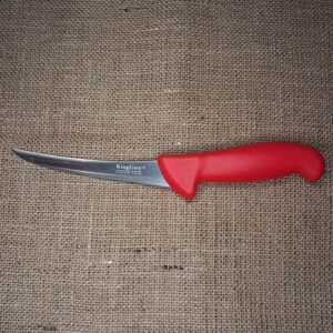 Ніж для обвалки 130 мм (червоний)